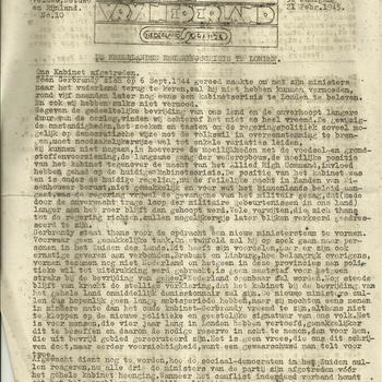 Vry Nederland, editie voor Utrecht, West-Veluwe, Betuwe en Rijnland, 5e jaargang , 21 februari 1945, no 10