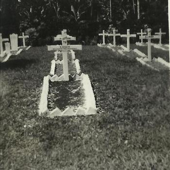 Nederlands Indië; begraafplaats, graf