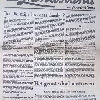 De Landstand, Noord-Holland, 23 oktober 1942