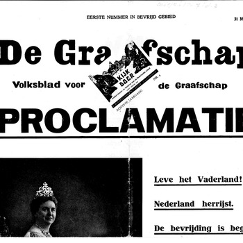 De Graafschapper, 31 maart 1945, Eerste Nummer Bevrijd Gebied