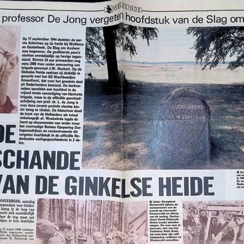 Het door professor De Jong vergeten hoofdstuk van de Slag om Arnhem