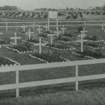 Foto militaire begraafplaats.