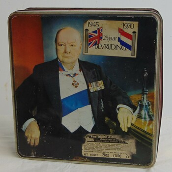 herdenkingsblik, 25 jaar bevrijding, Winston Churchill