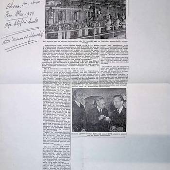 krantartikel, Dankzij Marshallhulp nieuwe zeepmachine in gebruik gesteld, De Gelderlander, 14 maart 1950