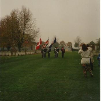 honor-guard Groesbeek Canadian War Cemetery