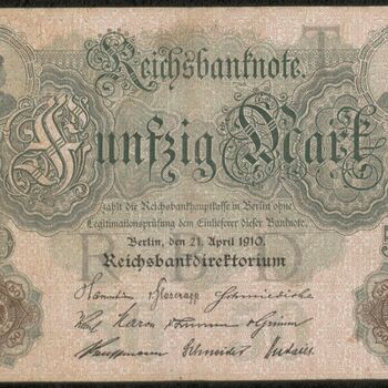 Bankbiljet, Duitsland, 50 Mark