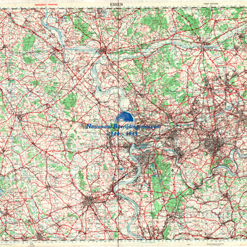 Stafkaart Doetinchem, Eastern Holland 1:25.000, sheet 4003, A.M.S. M832, G.S.G.S. 4414
