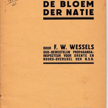 "De NSB-leiding ontmaskerd". F.W. Wessels. (1936)