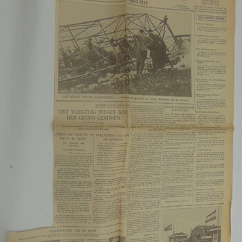 "Algemeen Handelsblad" "Nieuwe Amsterdamsche Courant" van "Maandag 8 april 1935"  "No.35262" "Ochtendblad-Stadseditie"