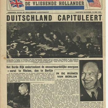 De Vliegende Hollander, Laatste nummer, 10 mei 1945