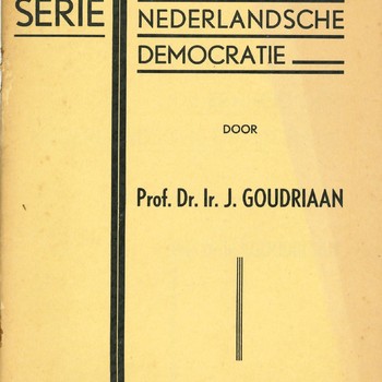 De eenheid der Nederlandsche democratie