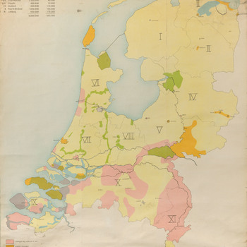 Schoolkaart van de verwoestingen in Nederland, Roode Kruis,