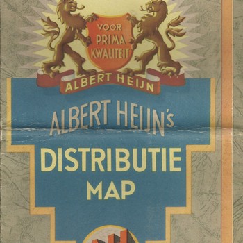 Mapje voor distributiebonnen van Albert Heijn.