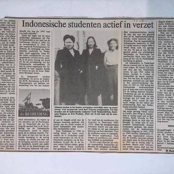 Indonesische studenten actief in verzet, artikel 31 augustus 1995