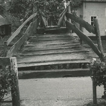 Houten brug, Giethoorn, 1958
