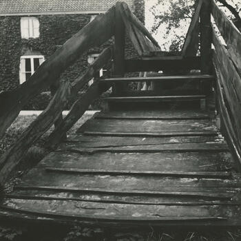 Houten brug, Giethoorn, 1958