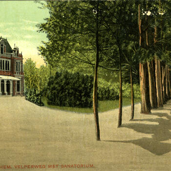 Arnhem - Velperweg met Sanatorium.