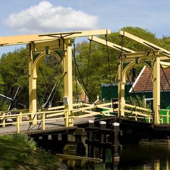 Dubbele ophaalbrug uit Ouderkerk aan de Amstel, circa 1880–1900