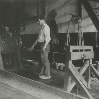 Touwslagerij in Soest, 1920