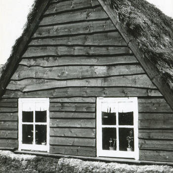 Plaggenhut in openluchtmuseum Schoonoord, 1967