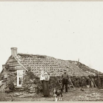 Plaggenhut in Holte, Groningen, 1914