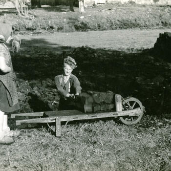 Slagkruiwagen, Nieuw-Schoonebeek, 1946
