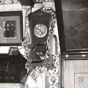 Versierde klok, Staphorst, 1950