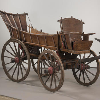 Boerenwagen, Hollands type uit het rivierkleigebied (Tielerwaard), 1880–1900