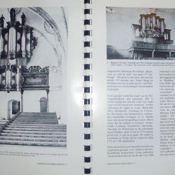 Het Groninger orgelbezit van de Reformatie tot de Romantiek