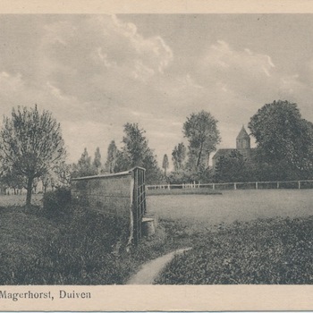 Ansichtkaart havezathe De Magerhorst te Duiven