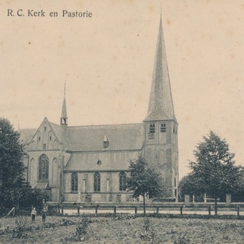 Ansichtkaart Andreaskerk te Groessen