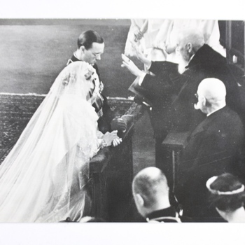 De inzegening van het Huwelijk van Prinses Juliana en Prins Bernhard (1937)