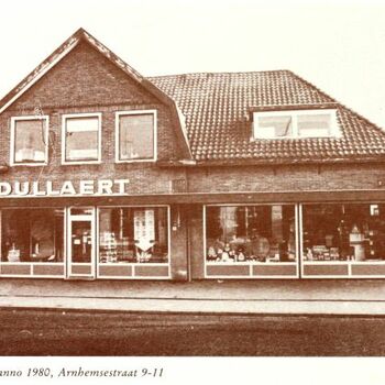 Firma Dullaert  Brummen, anno 1980, Arnhemsestraat 9-11