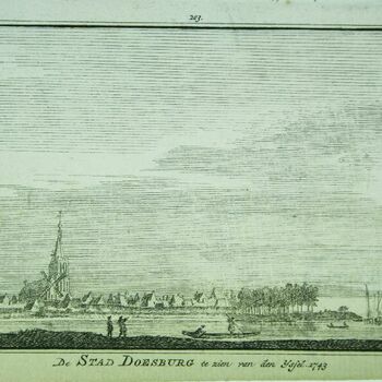 De Stad Doesburg te zien aan den IJssel. 1743