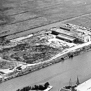 Asbestona-fabriek aan de Vissershaven