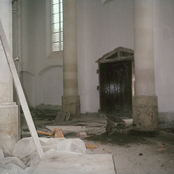 Restauratiewerkzaamheden interieur Grote Kerk