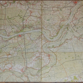Topografische kaarten, onderdeel van Grote Provincie Atlas. Tien gekleurde kaarten van het Rivierengebied. Periode 1912-1932.