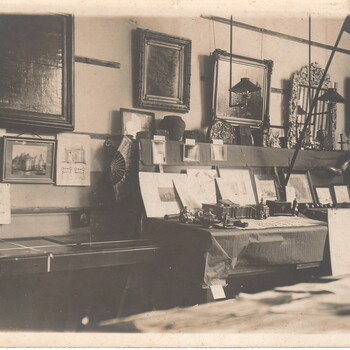   Oudheidkundige tentoonstelling in de Tekenavondschool te Zaltbommel.