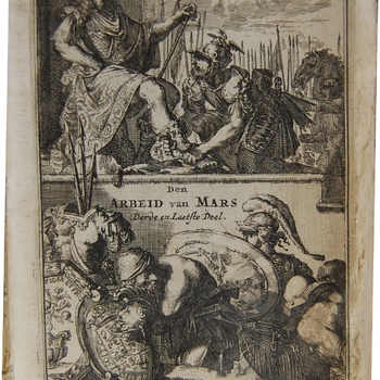 De frontispice van: Den Arbeid van Mars. Derde En Laetste Deel, 1672