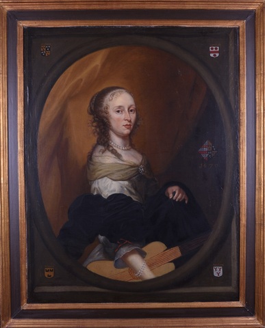 Portret van Marie-Claire de Mahieu