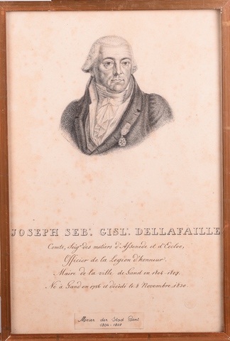 Portret van graaf Joseph della Faille d'Assenede (1756-1830), burgemeester van Gent