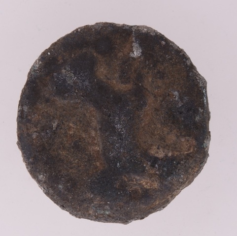 Gallische munt “Potin au Rameau”, (eerste helft 1ste eeuw BC)