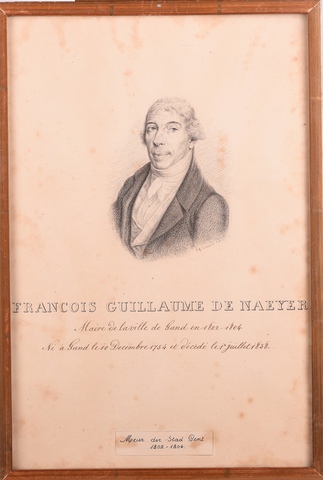 Portret van François Guillaume de Nayer, meier van Gent