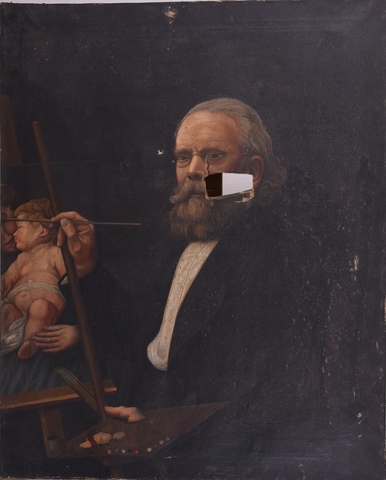 Portret van een schilder