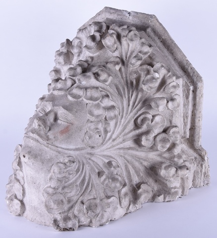 Model van een kraagsteen in de refter van de Bijlokeabdij te Gent