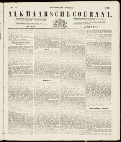 Alkmaarsche Courant 1874-08-16
