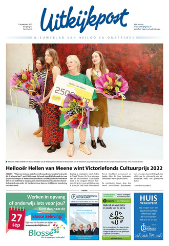 Uitkijkpost : nieuwsblad voor Heiloo e.o. 2022-09-07