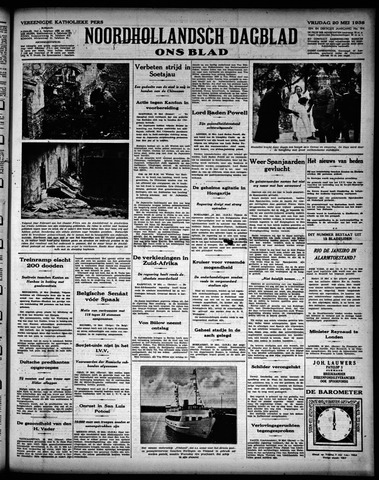 Noord-Hollandsch Dagblad : ons blad 1938-05-20
