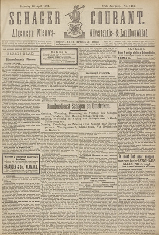 Schager Courant 1924-04-26