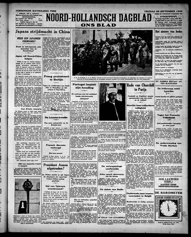 Noord-Hollandsch Dagblad : ons blad 1936-09-25